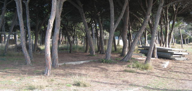 Noves tanques de la parcel&middot;la municipal del costat del parc infantil de Central Mar pendents de ser instal&middot;lades (6 de desembre de 2008)